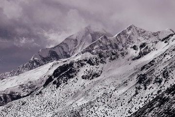 Mountains Himalayas Mustang area 