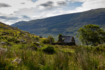 Abandon house in The Black Valley, Co.Kerry, Ireland reminds of times past