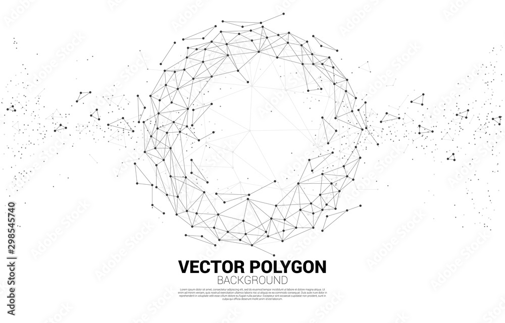 Poster abstract background with globe