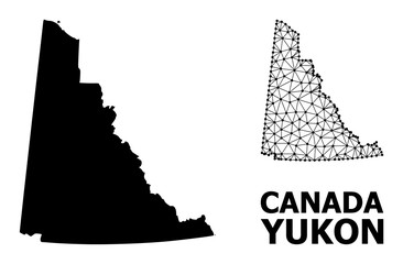 Solid and Network Map of Yukon Province