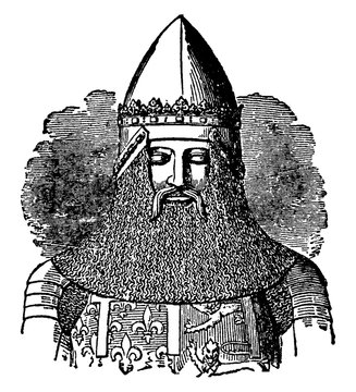 Edward The Black Prince, Vintage Illustration