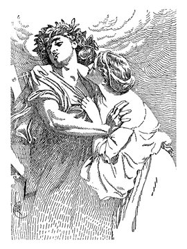 Orpheus vintage illustration.