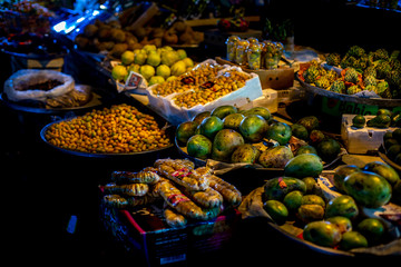 Street market in Aman