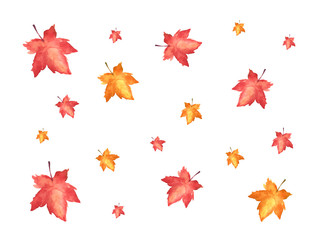 maple leaves overlay