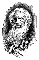 Samuel Morse, vintage illustration © Morphart