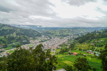 Fototapeta na wymiar Ecuador Canar Santuario de la Virgen del Rocío