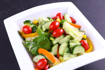 vegetable salad with cheese