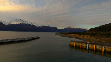 Views of the maritime industry in Seward, Alaska 