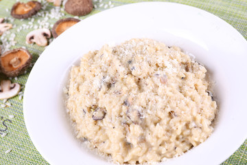 risotto with mushrooms