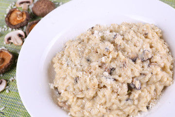 risotto with mushrooms