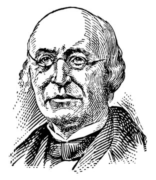 recommend clip art: William L. Garrison, vintage illustration