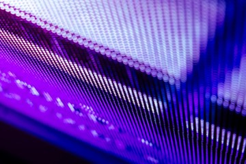 CloseUp LED blurred screen. LED soft focus background. abstract background ideal for design.
