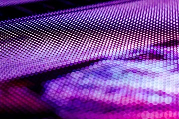 CloseUp LED blurred screen. LED soft focus background. abstract background ideal for design.