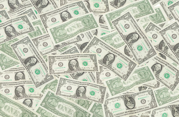 Background with dollars money