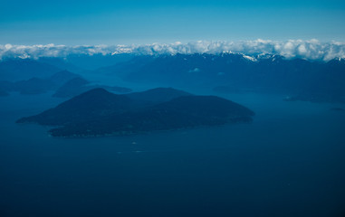 Aerial view of Vancouver Bay