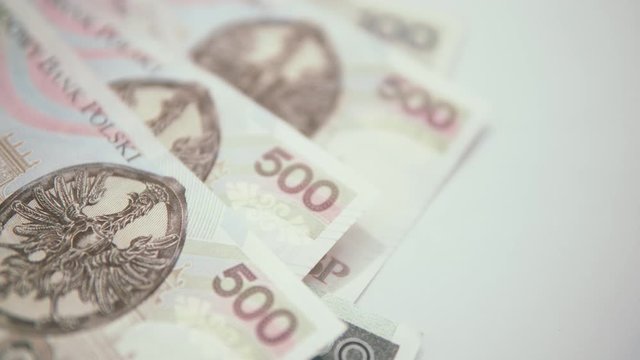 Dolly: a lot of 500 polish money near by selfe