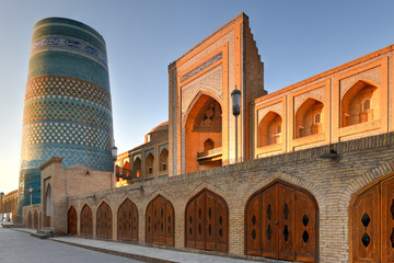 Fototapeta na wymiar Kalta Minor Minaret - Khiva, Uzbekistan