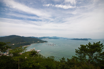 Fototapeta na wymiar the island of Cheongsando, South Korea