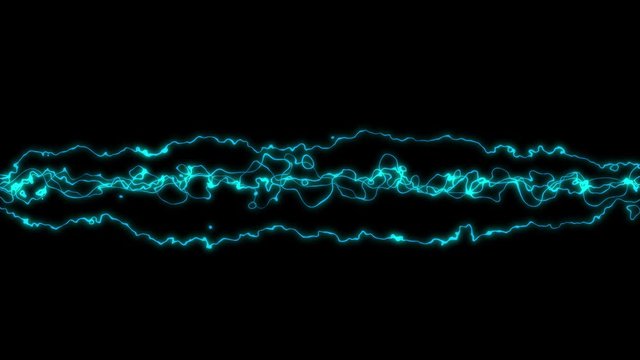 Beautiful animation of Lightnings. Electric Arcs and Lightnings. Animation of seamless loop
