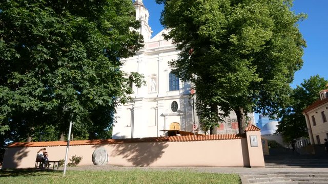 Vilnius, Lithuania, view of Church of Saint Raphael the Archangel