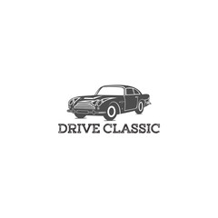 Drive Car Classic logo design inspiration - vector