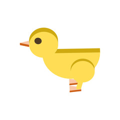 coloring icon of a little chicken