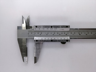caliper isolated on white background