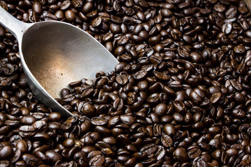 Roasted coffee beans