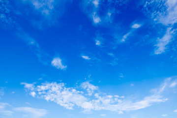 beautiful of cloud on blue sky background at the summer season.