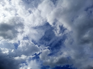 A stratocumulus cloud belongs to a genus-type of clouds characterized by large dark, rounded masses, usually in groups, lines, or waves. have noise