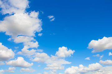 Naklejka na ściany i meble beautiful of cloud on blue sky background at the summer season.