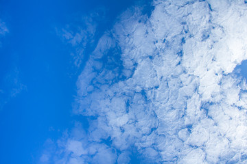 beautiful of cloud on blue sky background.