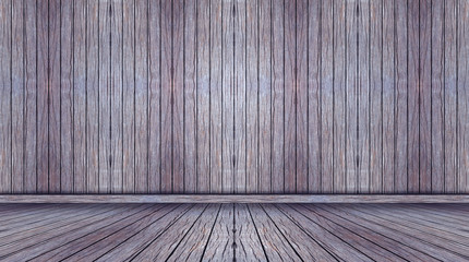 Brown wall and floor room wood background