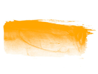 Beautiful yellow watercolor stroke background