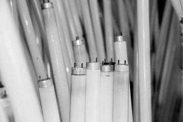 Straight Fluorescent Lamps are hazardous waste but can be used recycle, Fluorescent lamps broken...