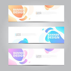 Vector abstract design background texture  banner template. 