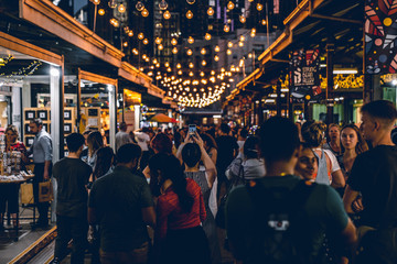 Naklejka premium melbourne city vibes! hozier lane melbourne