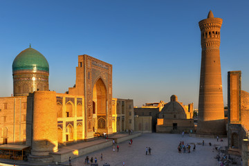 Fototapeta premium Ancient Mir-i-Arab Madrasa - Bukhara, Uzbekistan