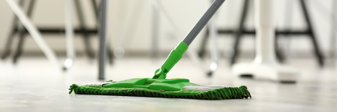 Green Plastic Mop