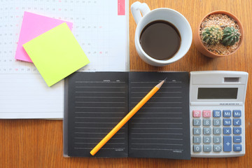 planner and note paper