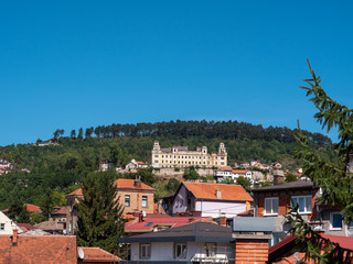 View of Sarajevo city in Bosnia Herzegovina 