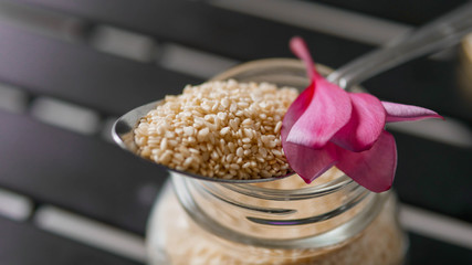 a food in the form of small seeds