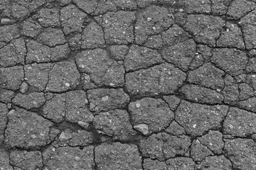 old broken cracked asphalt texture background