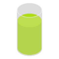 Celery juice icon. Isometric of celery juice vector icon for web design isolated on white background