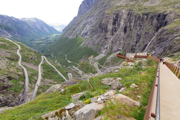 Trollstigen road in Norway