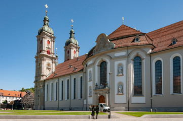 Fototapeta na wymiar Cathedral in St.Gallen