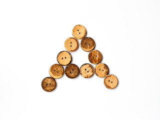 Fototapeta premium Font A, Alphabet 