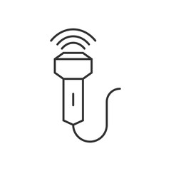 Ultrasound icon in flat style. Scanner equipment vector illustration on white isolated background. Ultrasonic business concept.