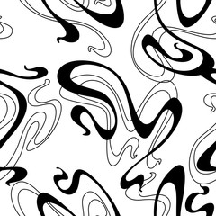 Art Nouveau seamless pattern.