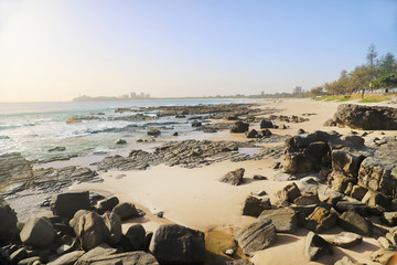 Seaside with rocks